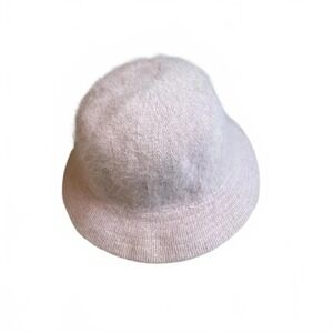 Vtg 90's Pink Woman's Rabbit Hair Wool Blend Bucket Hat JFH Headwear |Y2K Barbie